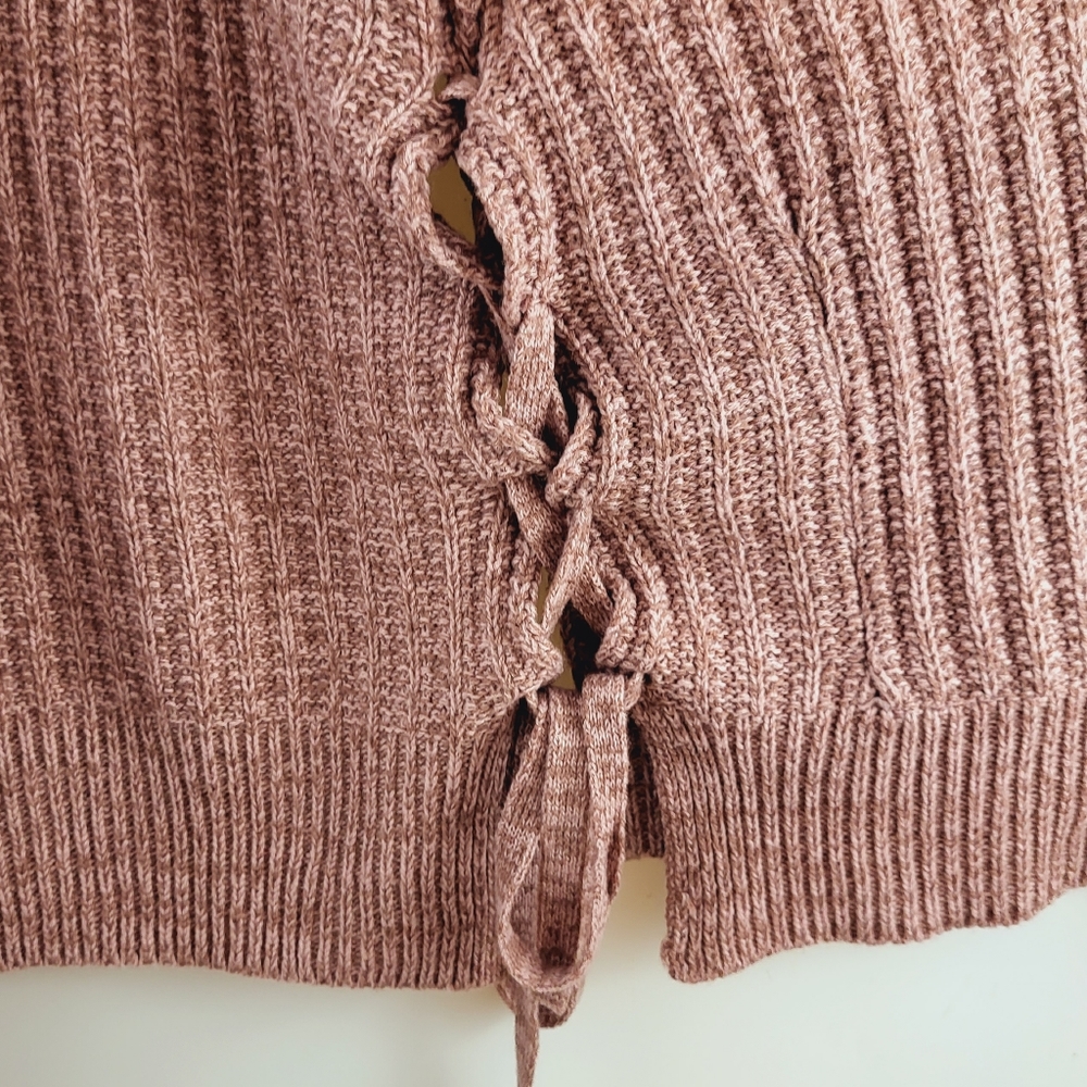 Altar'd State Pink Ribbed Cardigan - Picture 5 of 9